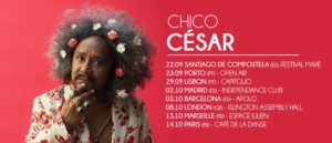 Chico César anuncia turnê europeia de “Vestido de Amor”