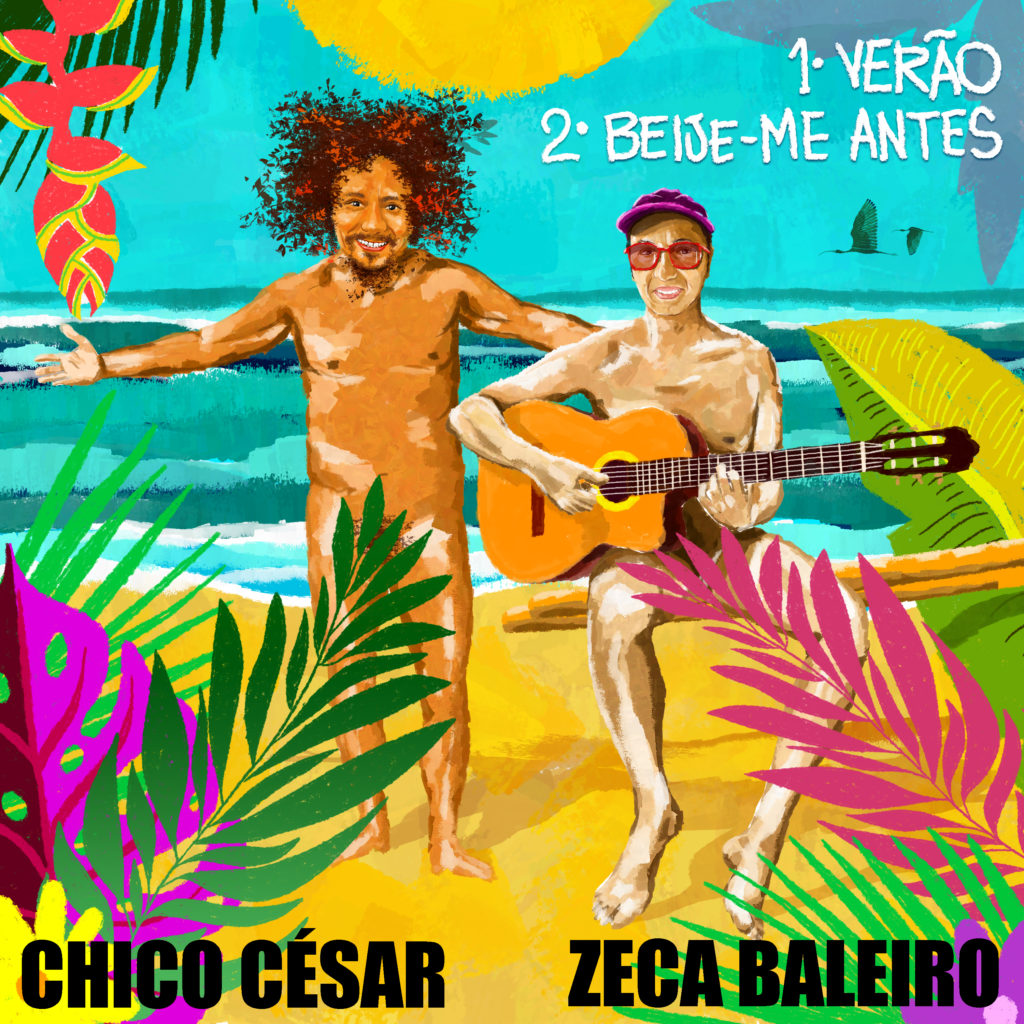 Com ilustração de Marco Faria, capa do single duplo que reúne “Verão” e “Beije-me Antes” e chega nas plataformas digitais dia 16 de dezembro