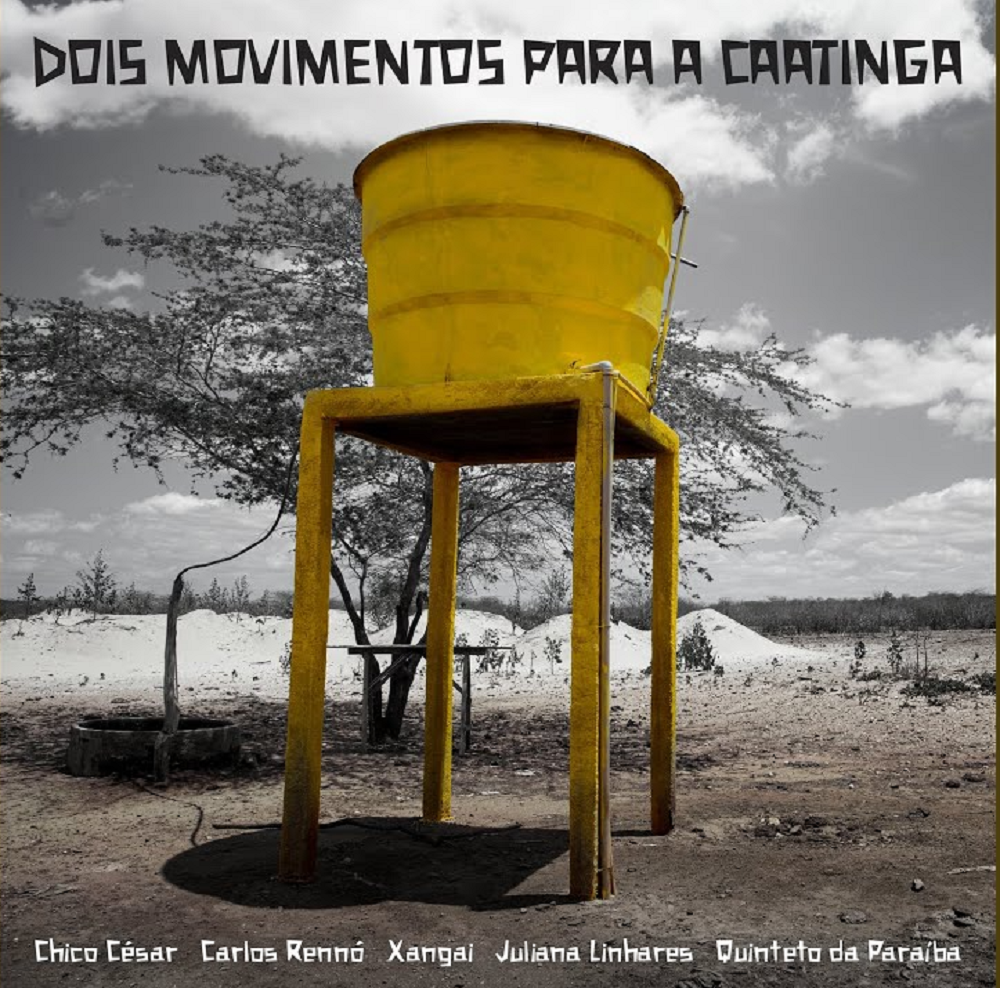 Capa do EP de Dois Movimentos Para a Caatinga, de Chico César e Carlos Rennó - Foto: Walter Carvalho