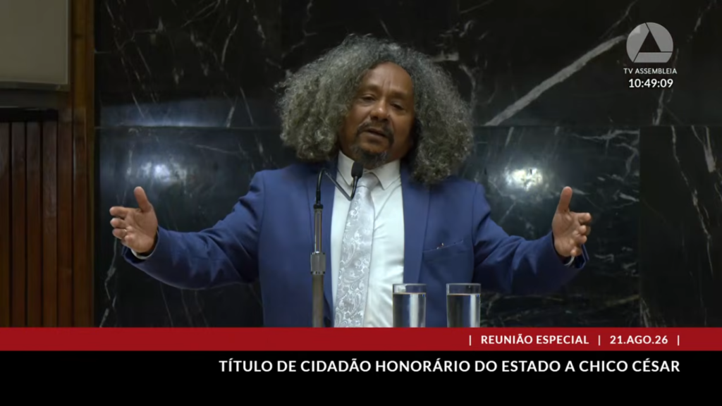 Chico Césae recebe título de Cidadão Honorário de Minas Gerais - 21/8/2026